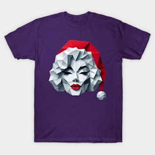 Christmas Santa  Marilyn Monroe T-Shirt